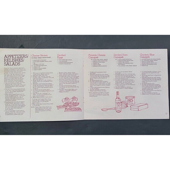 VTG Wear Ever Super Shooter 180 Electric Cookie Canape Candy Maker PS7204 TESTED - Picture 8 of 13